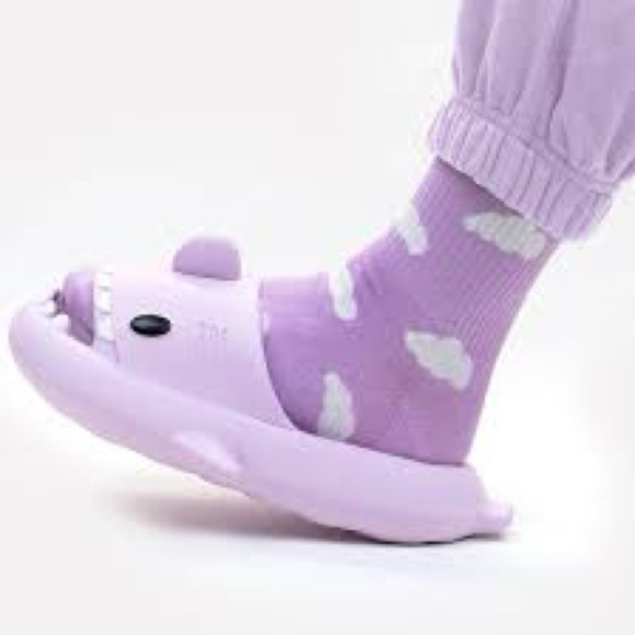 Slidely Shoes - Slidely Shark Slides